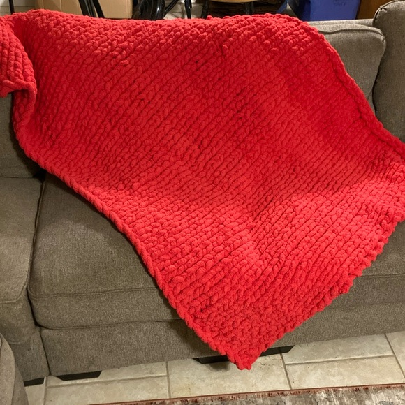 Other - Hand crocheted throw blanket